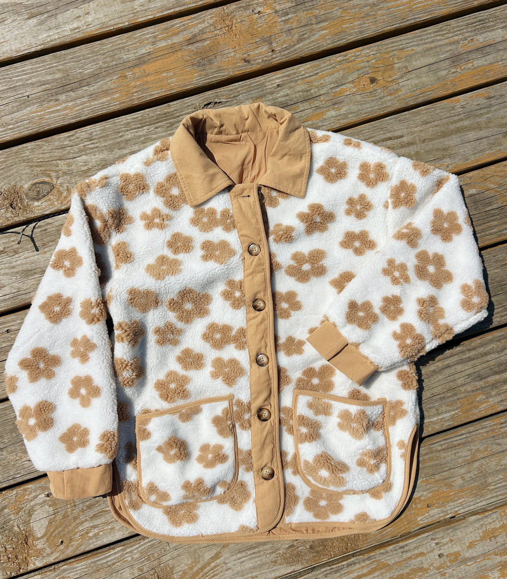 Floral Fleece Jacket