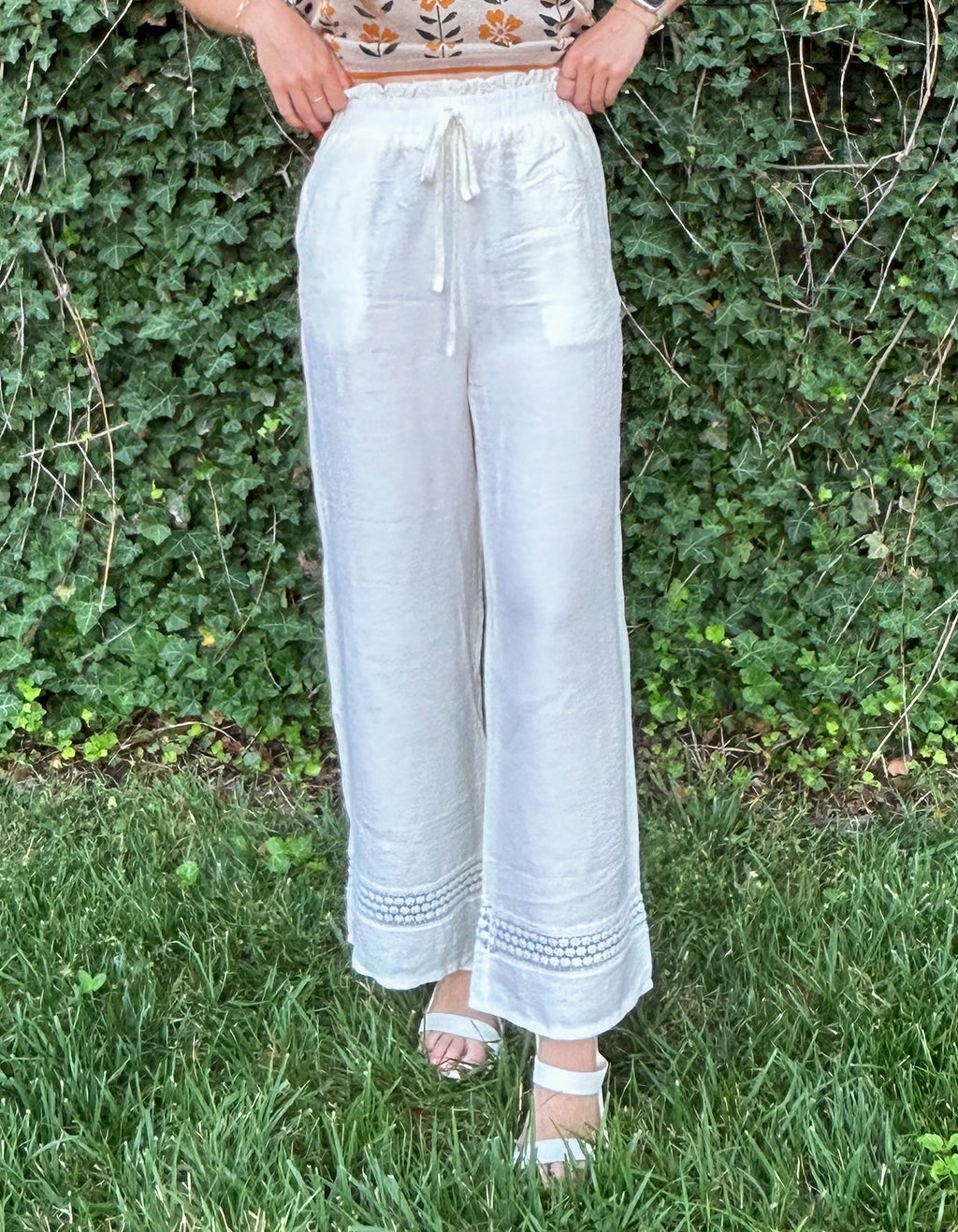 Market Morning Straight Pant - Beige