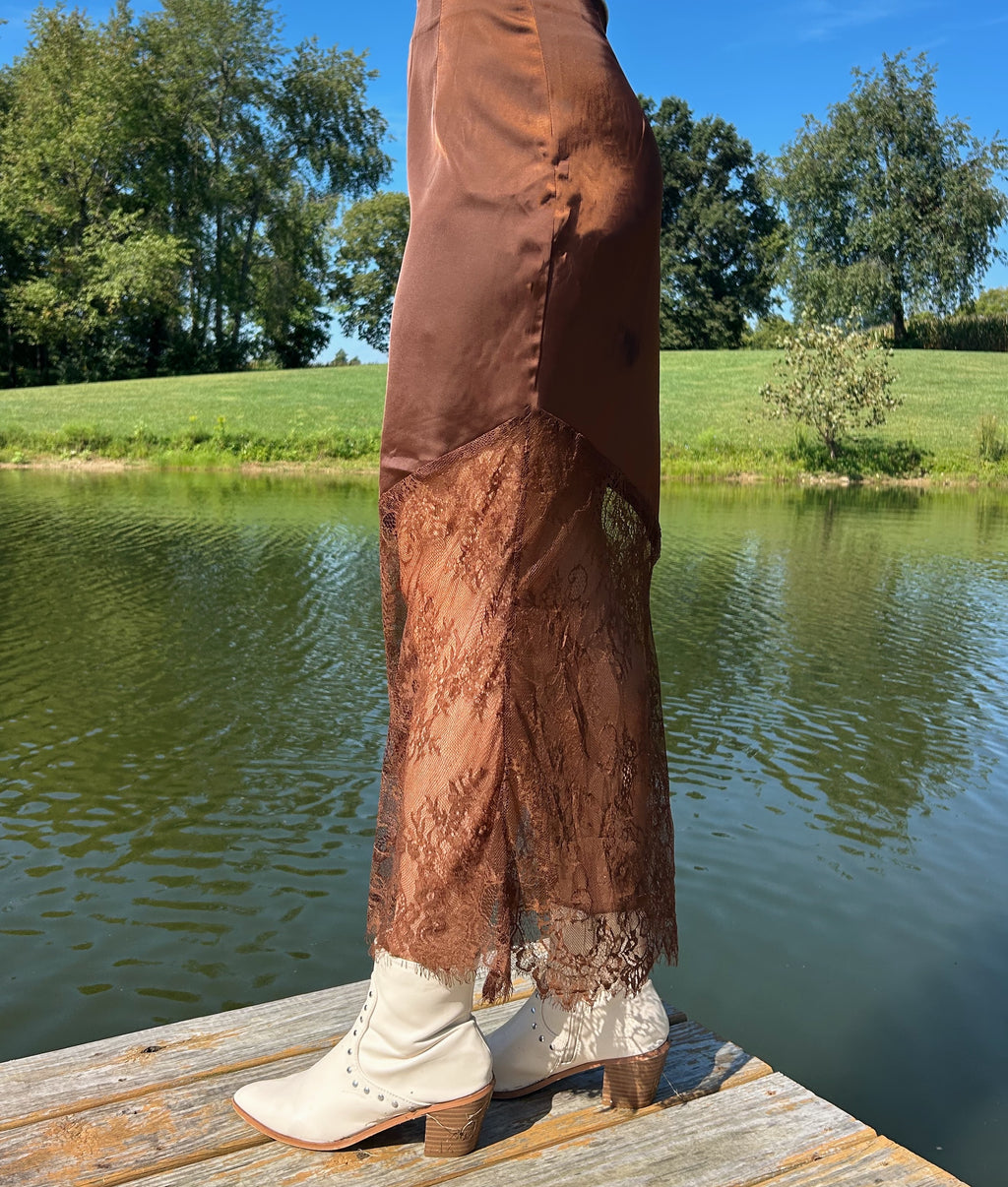 Maple Lace Maxi Skirt