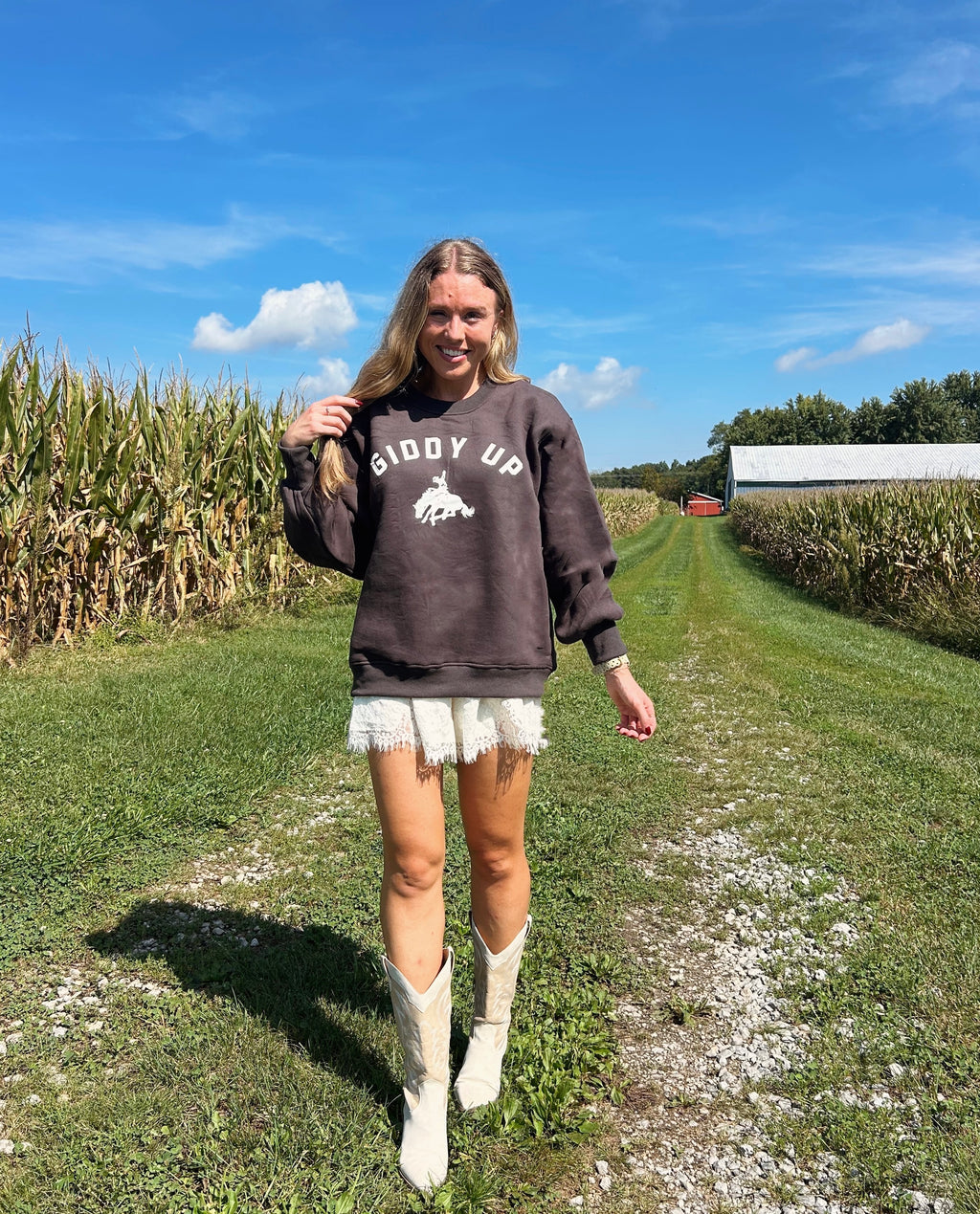 Giddy Up Crewneck