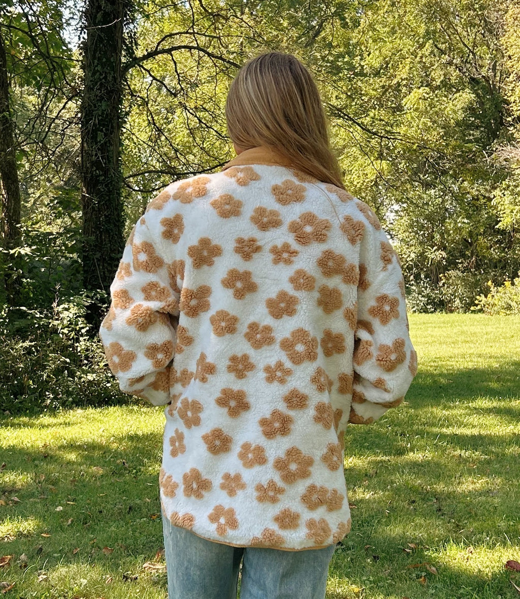 Floral Fleece Jacket